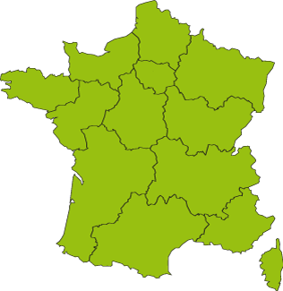 Carte de la France